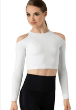 Load image into Gallery viewer, COLD SHOULDER LONG SLEEVE TOP