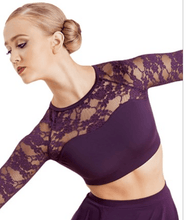 Load image into Gallery viewer, BALERA OPEN BACK LACE CROP TOP
